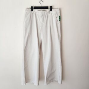 🏷GAP Women's Cream Flare & Wide Leg Jeans